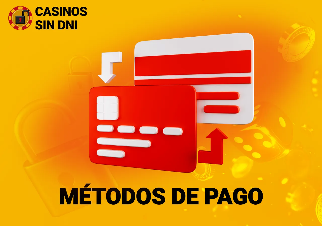 Tarjetas bancarias que representan las opciones de depósito y retirada disponibles.